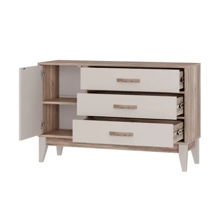 Комод "Скандика" КМ-12 (дуб смоки/кашемир)