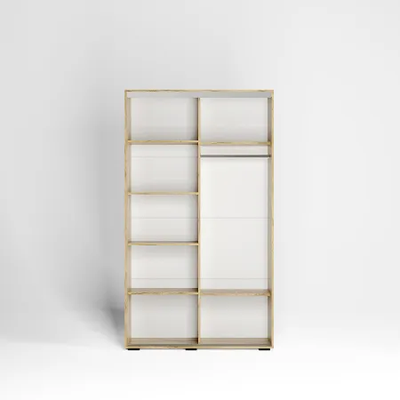 Шкаф-купе "Мебелони" ШКК-11 (МБ) (крафт/графит)