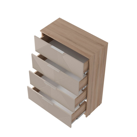 Комод "Эмилия" КМ-02 (Дуб смоки/Айриш (MF03)