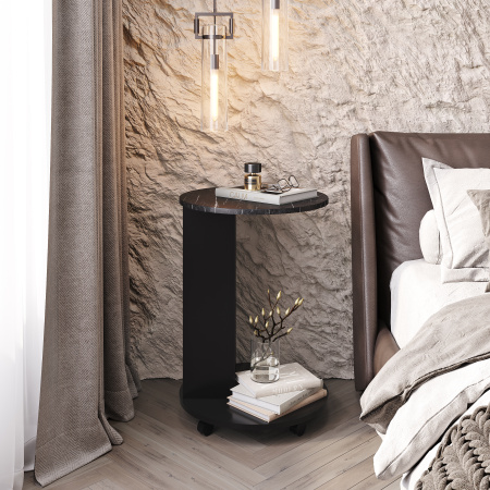 Стол журнальный "Ричи" Черный (Черный)