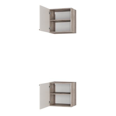 Шкаф навесной "Урбан" ШКН-06 (Дуб смоки/Кашемир)