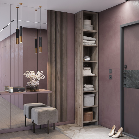 Полка навесная "Пандора" АН-05 (Дуб смоки)