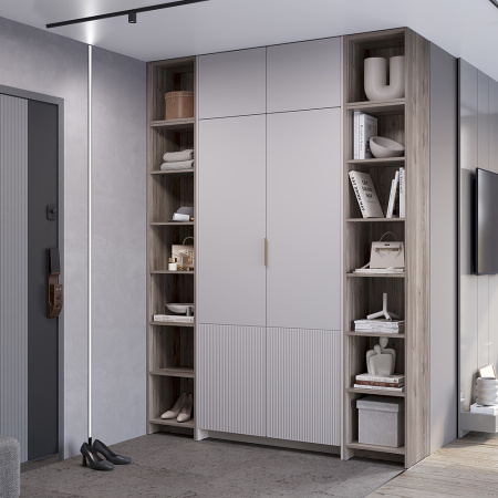 Полка навесная "Пандора" АН-05 (Дуб смоки)