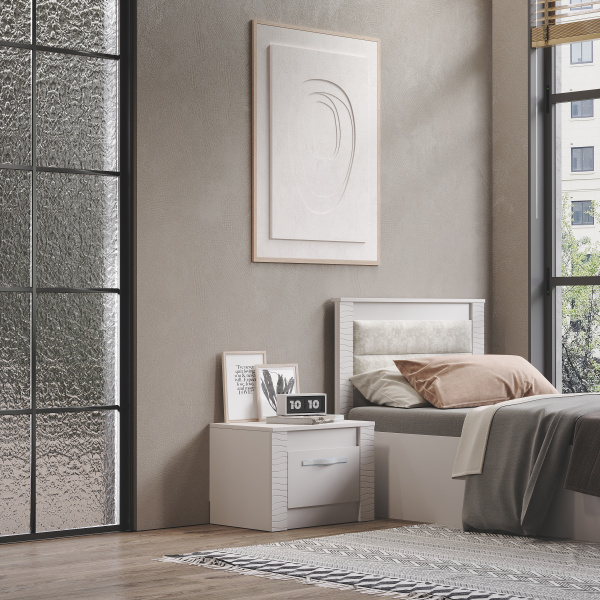 "Монако" Тумба прикроватная ТБ-26 (кашемир/MF03)