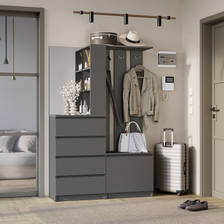 Прихожая "Симпл" ПР-04 (Графит)