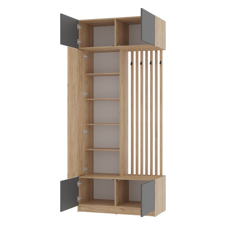 Прихожая "Багира" ПР-03 (Крафт/Графит)