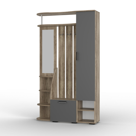 Прихожая "Агата" ПР-03 (дуб каньон/графит)