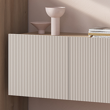 Навесной шкаф "Эмилия" ШКН-03 (Дуб смоки/Айриш (MF03)