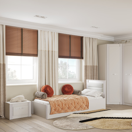 "Монако" Тумба прикроватная ТБ-26 (кашемир/MF03)