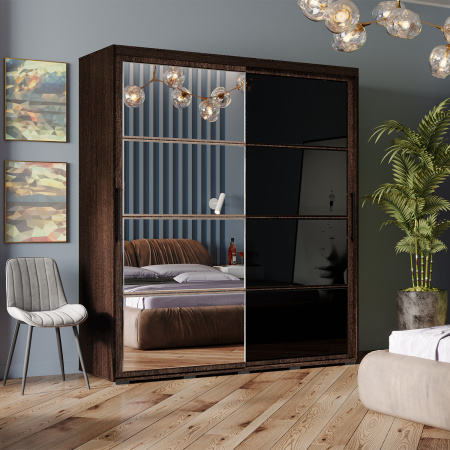 Шкаф-купе "Крафт-6" (венге)