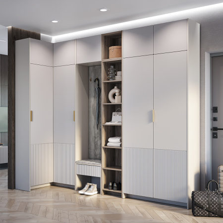 Шкаф навесной "Пандора" ШКН-01 (Кашемир/Айриш MF03)