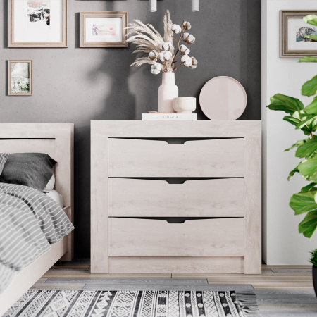 Комод "Леонардо" КМ-13 (Бетон пайн светлый/графит)