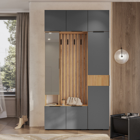 Пенал "Сандра" ПН-01 (Крафт/Графит/Тортуга (M27))