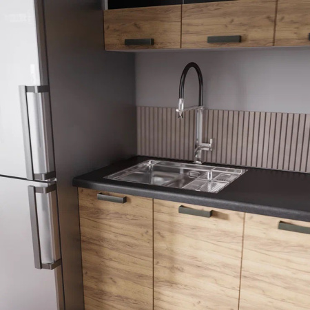 Кухня "Крафт"2.0м (крафт)