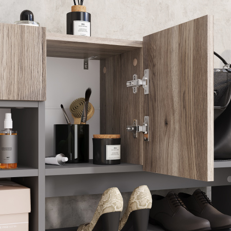 Тумба "Карина" ТБ-01 (Дуб смоки/Графит)