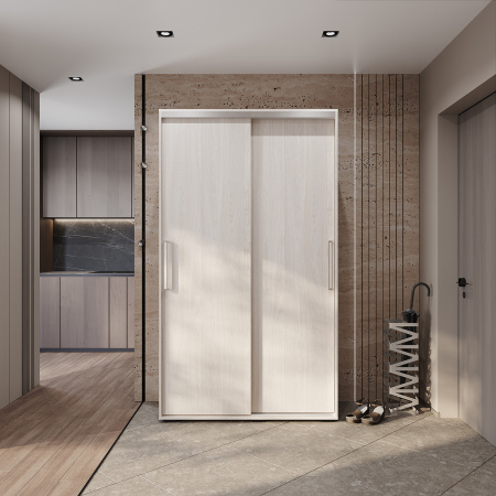 Шкаф-купе "Мебелони" ШКК-11 (Ясень белый)