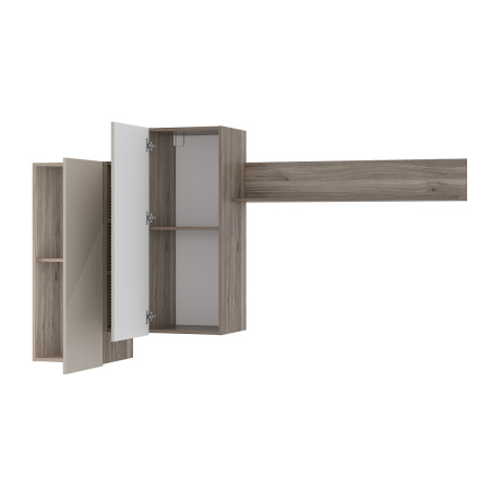 Гостиный модуль "Эмилия" ГМ-12 (Дуб смоки/Айриш (MF03)