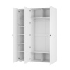Шкаф 3-х створчатый "Софт" ШК-06 (Белый/Эмаль белая (F26))