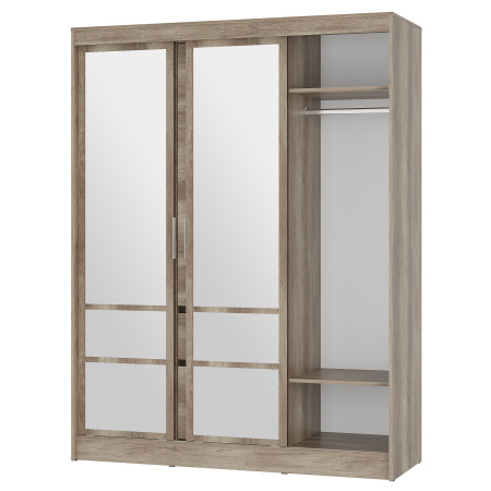 Шкаф-купе "Энигма" ШКК-06 (дуб каньон/венге)