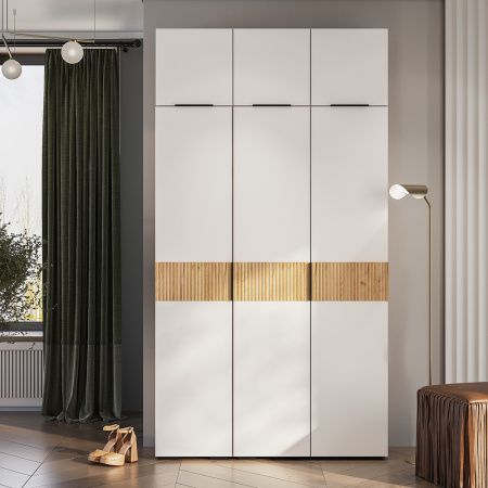 Шкаф навесной "Сандра" ШКН-03 (Крафт/Белый)