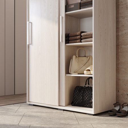 Шкаф-купе "Мебелони" ШКК-11 (Ясень белый)