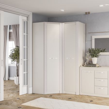 Шкаф угловой "Монако" ШК-42 (кашемир/MF03)