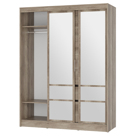 Шкаф-купе "Энигма" ШКК-06 (дуб каньон/венге)