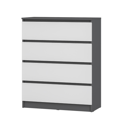 Комод "Шарм" КМ-02 (Графит/ Белый)