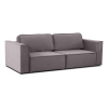 Диван прямой Бергамо выкатной 2х секционный НПБ (ткань: Model cappucino)