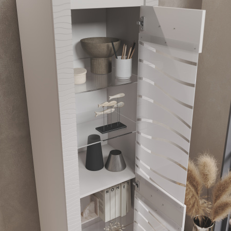 "Монако" Шкаф (пенал) ПН-20 (кашемир/MF03)