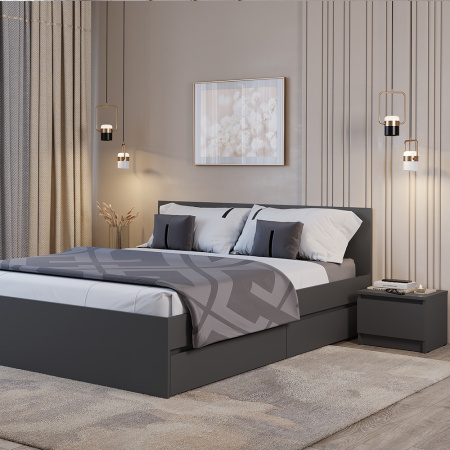 Тумба прикроватная "Симпл" ТБ-11 (Графит)