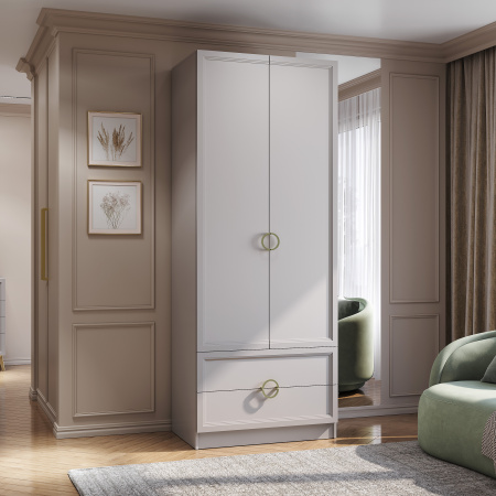 Шкаф 2-х створчатый "Эстетика" ШК-02 (Кашемир)