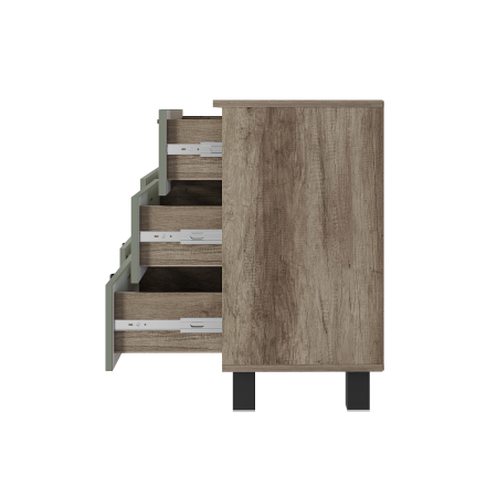 Комод "Олива" КМ-04 (Дуб каньон/MF12 Эвкалипт)