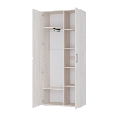 Гостиная "Флоренция" шкаф (ясень белый)