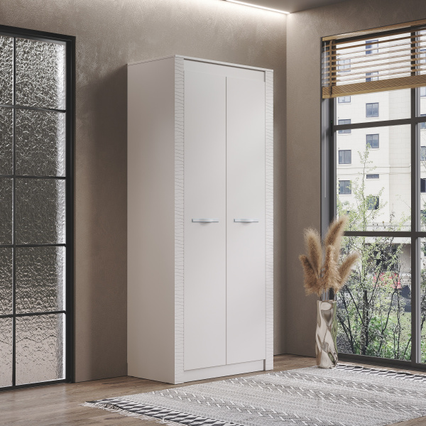 Шкаф 2-х створчатый "Монако" ШК-37 (кашемир/MF03)