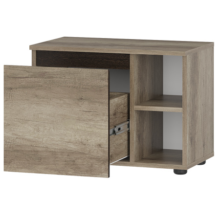 Тумба прикроватная "Энигма" ТБ-14 (дуб каньон/венге)