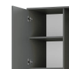 Шкаф 2-х створчатый "Симпл" ШК-03 (графит)