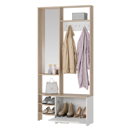 Прихожая "Тео" ПР-01 (сонома/белый)