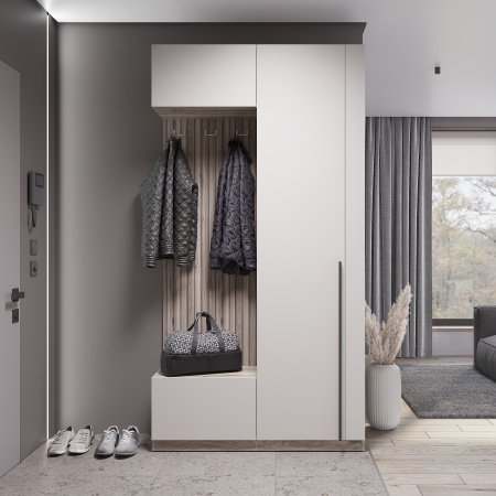 Прихожая "Урбан" ПР-01 (Дуб смоки/Кашемир)