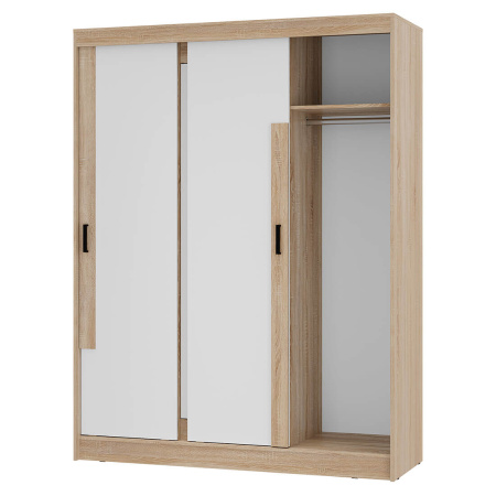 Шкаф-купе "Смарт" ШКК-06 (Дуб сонома/белый)