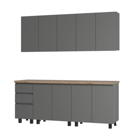 Кухня "Честер" 2,0 м (графит)