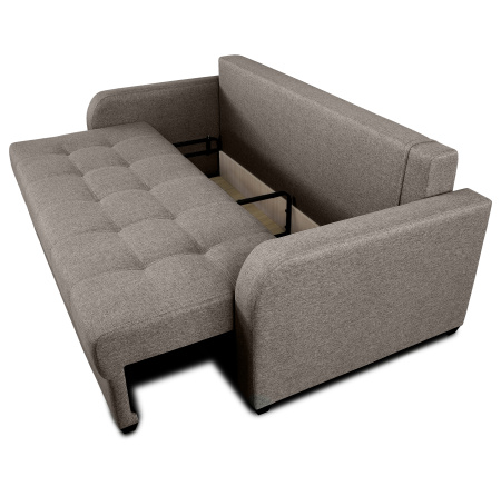 Диван прямой Амелия тик-так НПБ (локти овал / ткань: Ева 5)