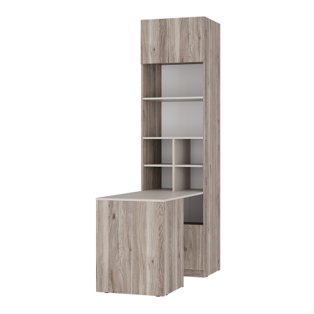 Стол-шкаф "Урбан" СШ-01 (Дуб смоки/Кашемир)