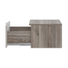 Тумба прикроватная "Эмилия" ТБ-11 (Дуб смоки/Айриш (MF03)
