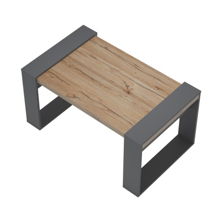 Стол журнальный "Арчи" (Графит/Дуб керра)