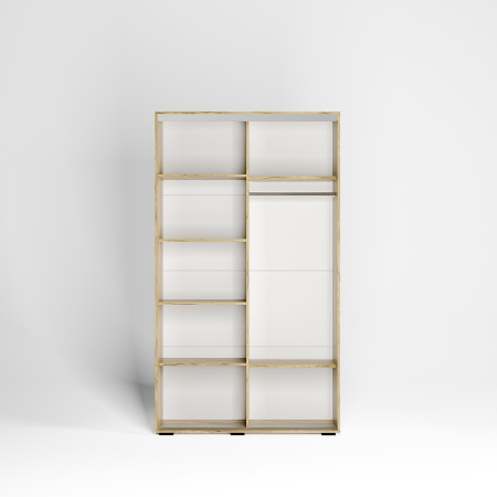 Шкаф-купе "Мебелони" ШКК-11 (МБ) (крафт/графит)