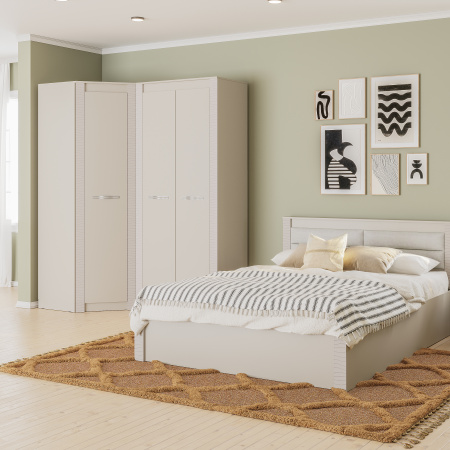 Шкаф угловой "Монако" ШК-42 (кашемир/MF03)