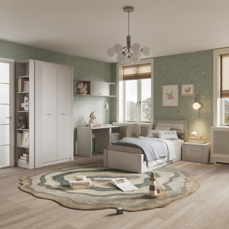 "Монако" Тумба прикроватная ТБ-26 (кашемир/MF03)