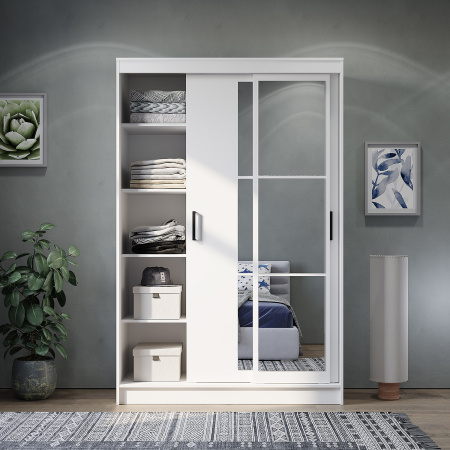 Шкаф-купе "Тайм" ШКК-03 NEW (Белый)