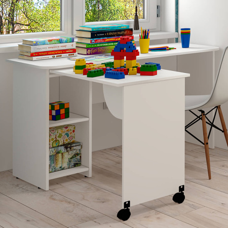 Стол письменный ПС-03   (белый)